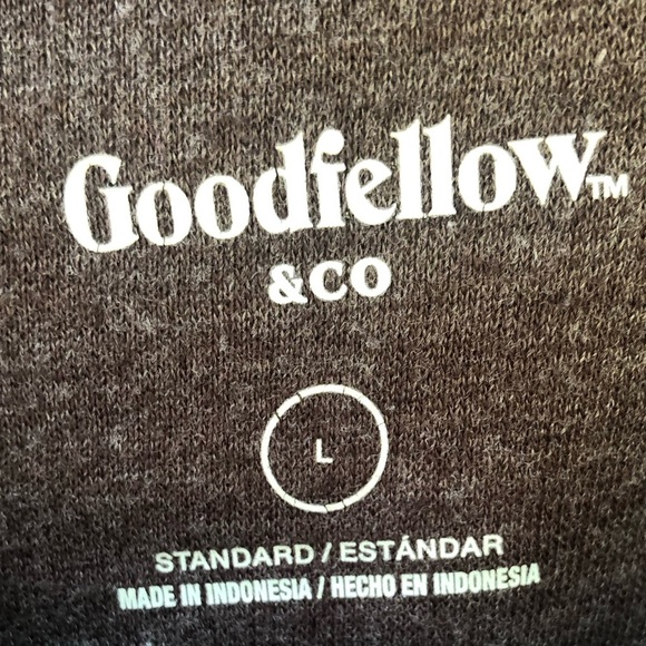 EUC Goodfellow & Co. Rich Heather Brown Crewneck Long Sleeve Pullover - Picture 7 of 7